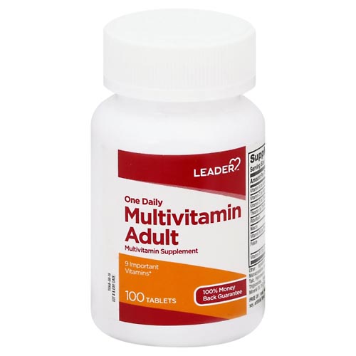 Image for Leader Multivitamin, One Daily, Adult,100ea from EAGLE LAKE DRUG STORE