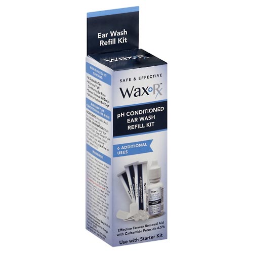 Image for WaxRx Ear Wash Refill Kit, pH Conditioned,1 Kit from EAGLE LAKE DRUG STORE